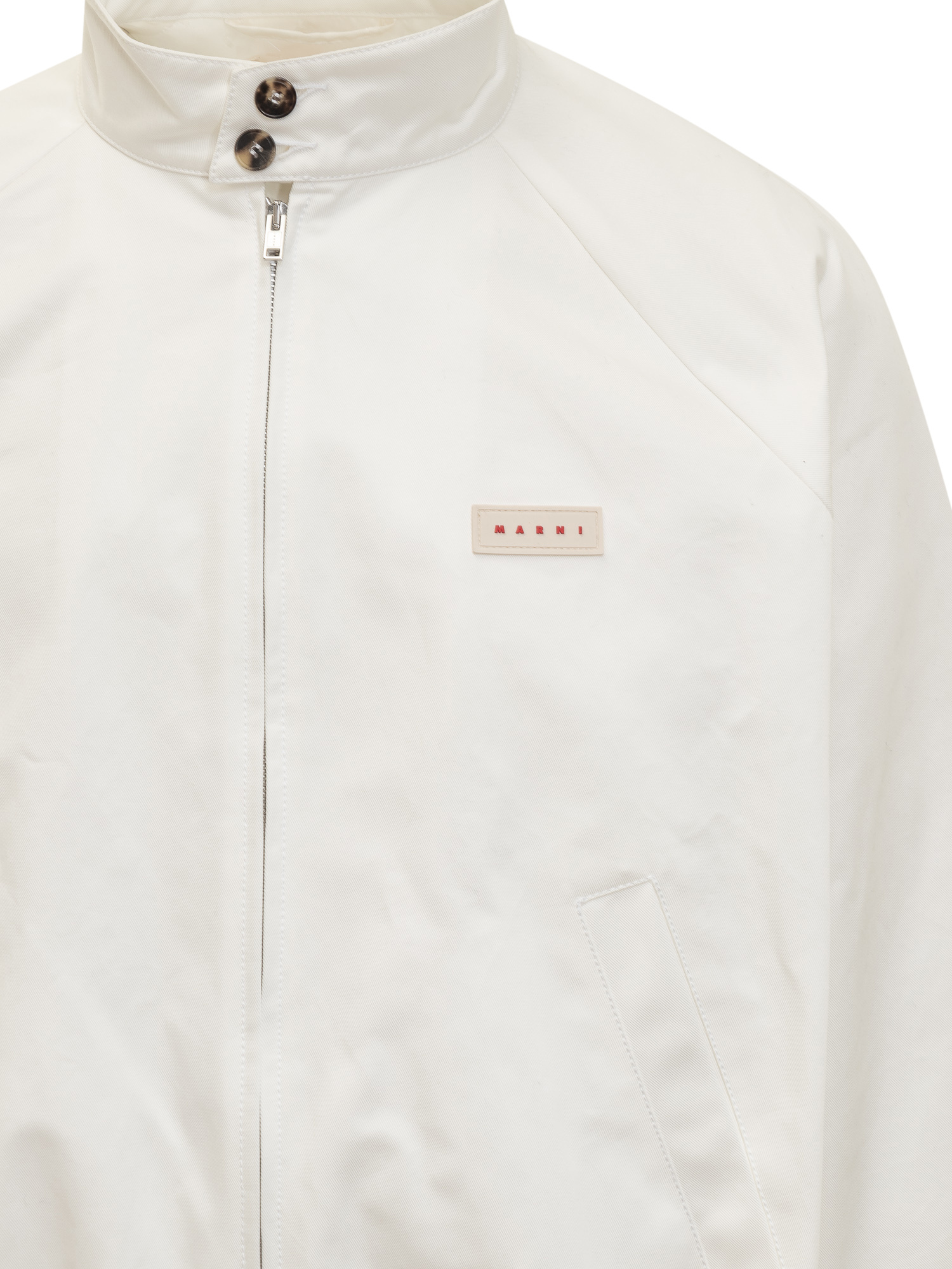 Marni White Oversized Jacket In White