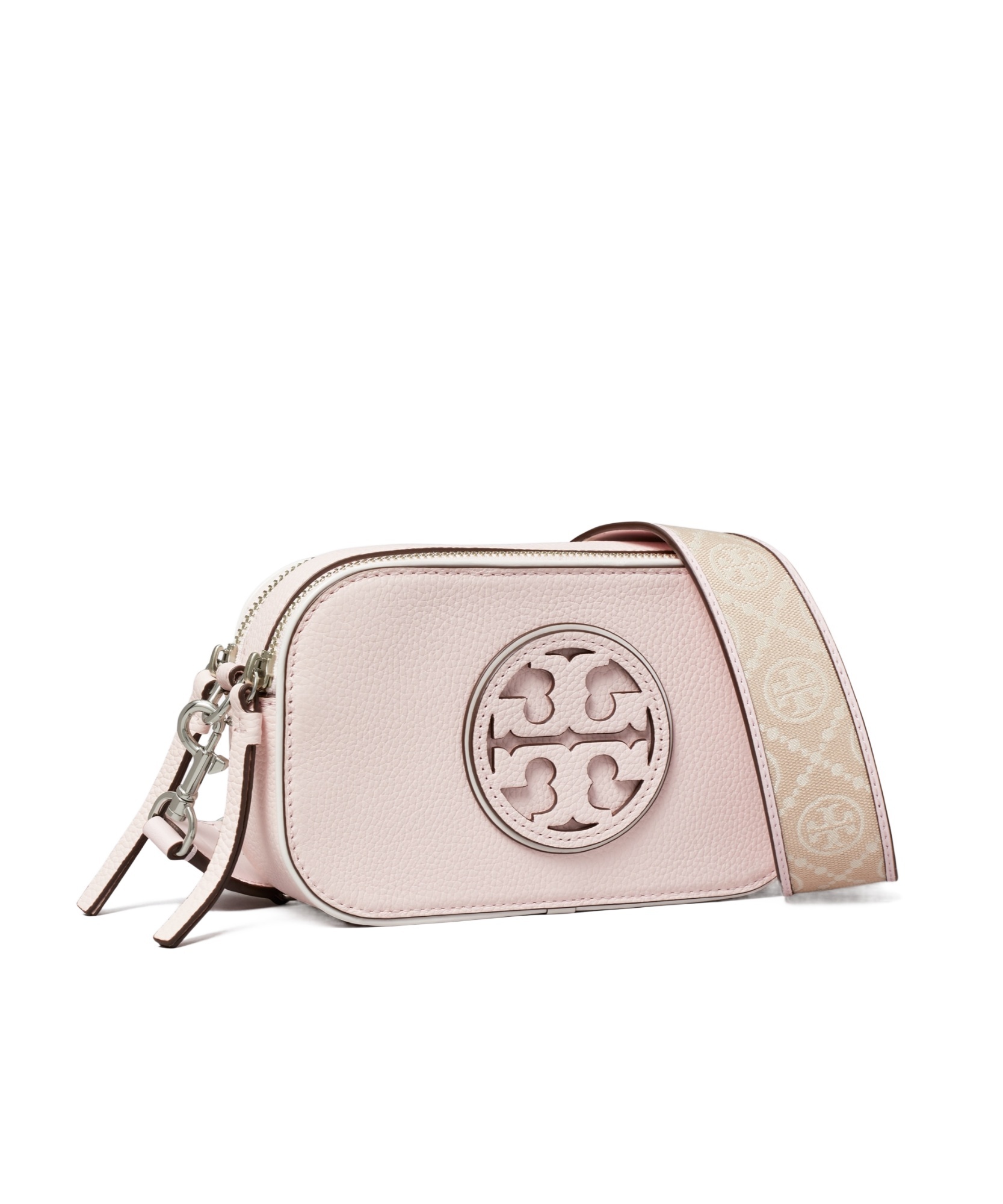 Tory Burch Zippered Shoulder Bag In Pink