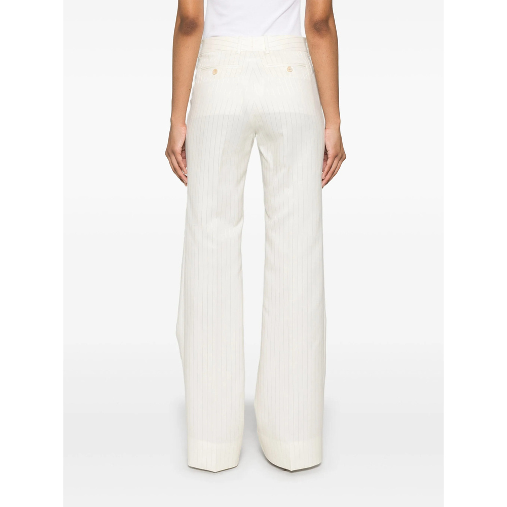 Tom Ford Belt Loops Slacks In White