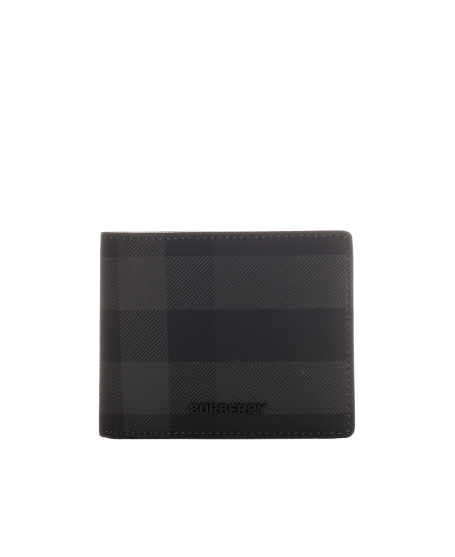 BURBERRY CHECK SLIM BIFOLD WALLET