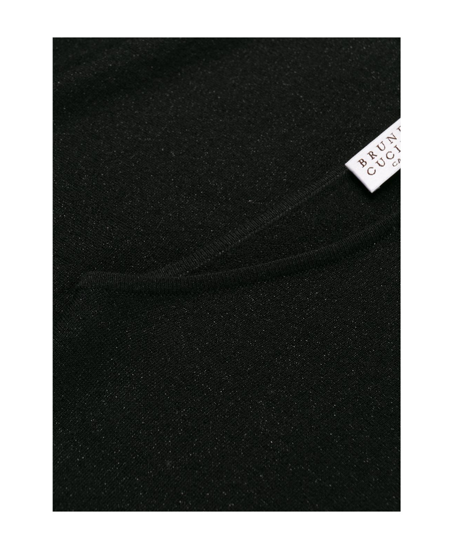Brunello Cucinelli Round Neck Jumper In Black