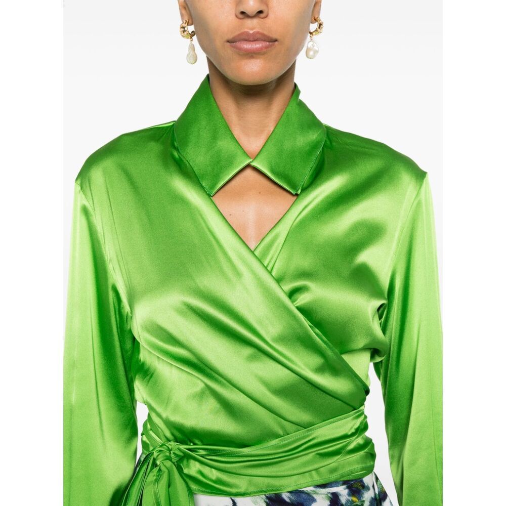 Mazzarelli Green Shirts In Green