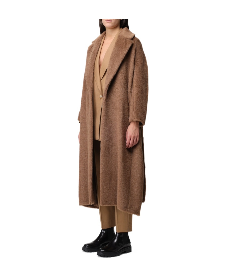 Max Mara Maxmara Teddy Bear Icon Coat Camel In Brown
