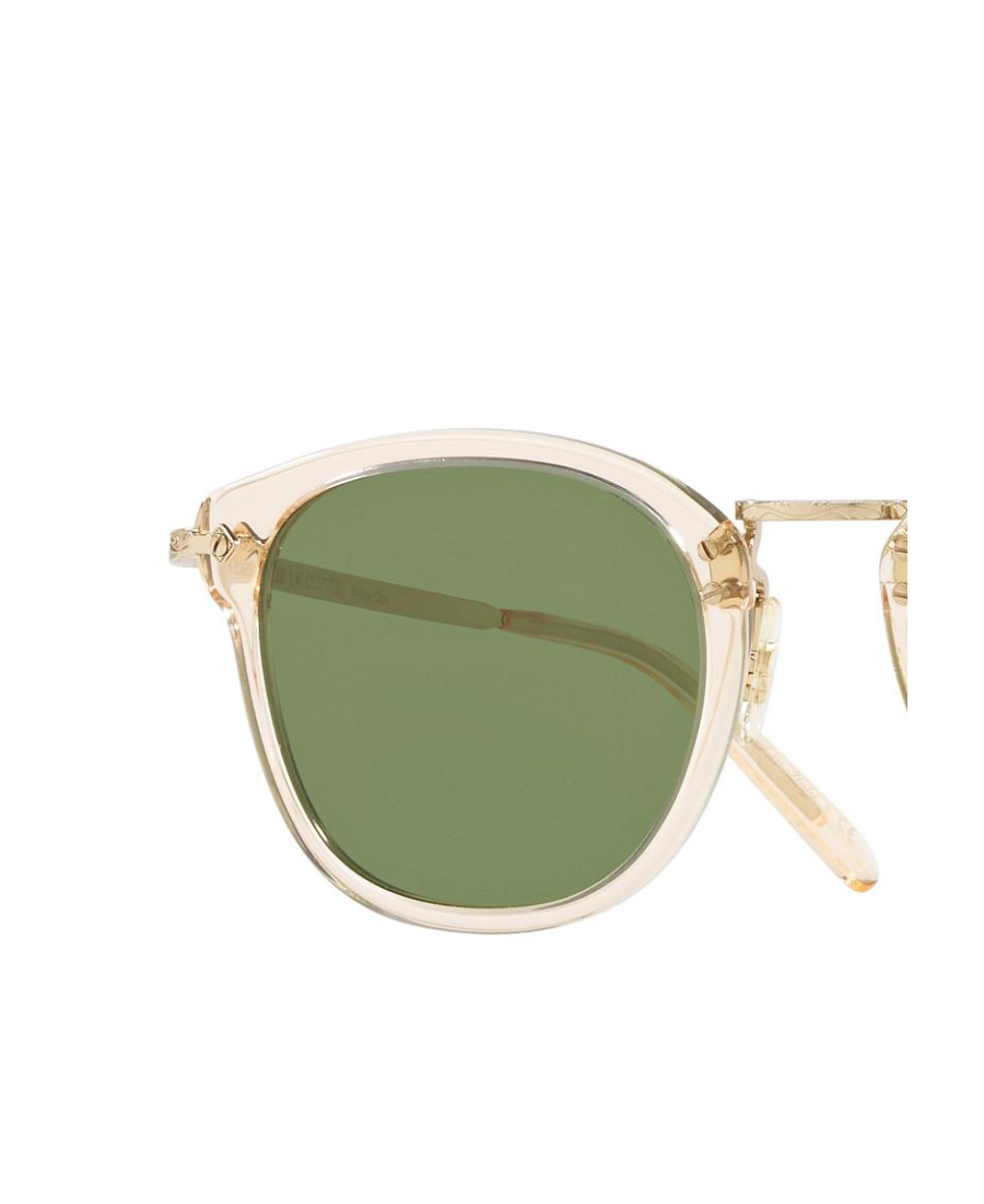 Oliver Peoples Geometric Frame Sunglasses In Gold