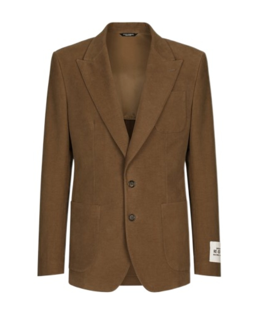 DOLCE & GABBANA SINGLE-BREASTED LONG-SLEEVED BLAZER