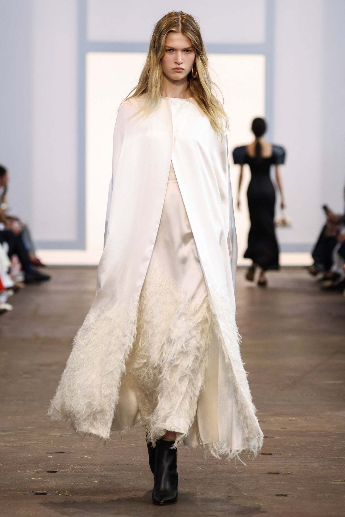 Gabriela Hearst Maslow Sleeveless Silk Maxi Dress In White