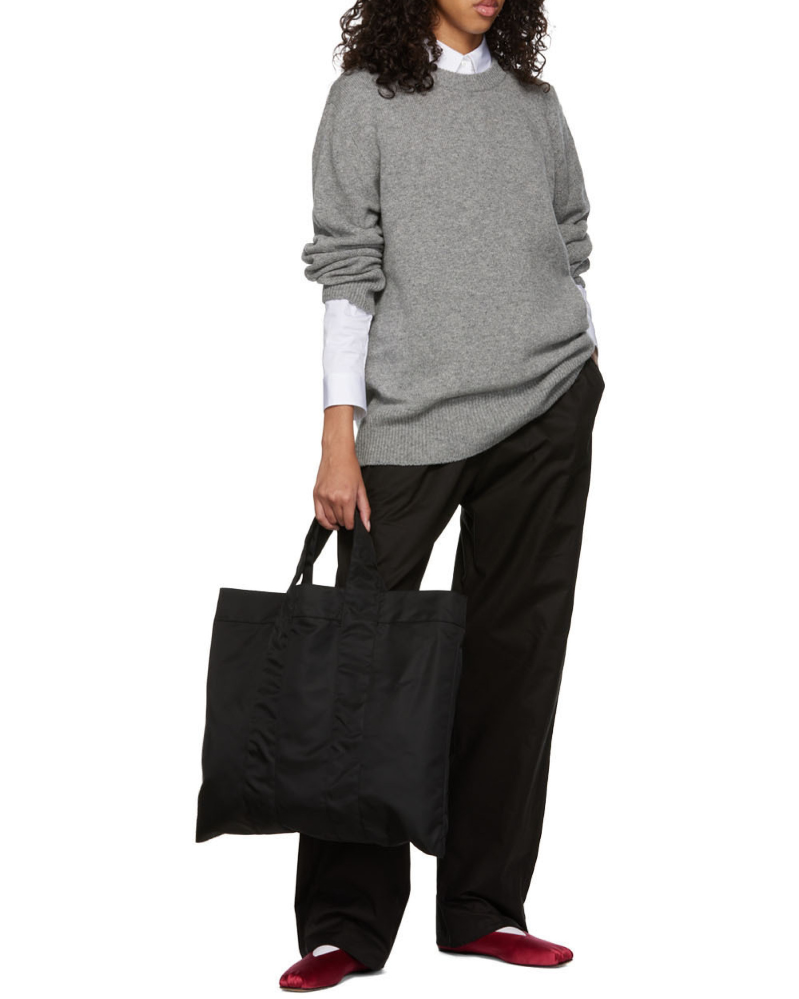 The Row Long-sleeve Cotton Shirt In White