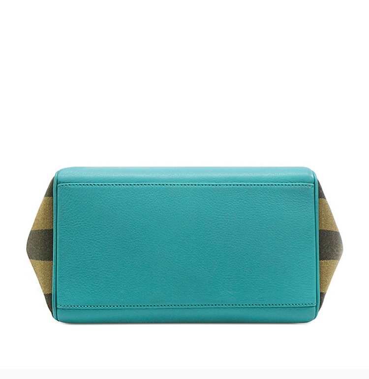 Fendi Logo Details Handbag In Blue