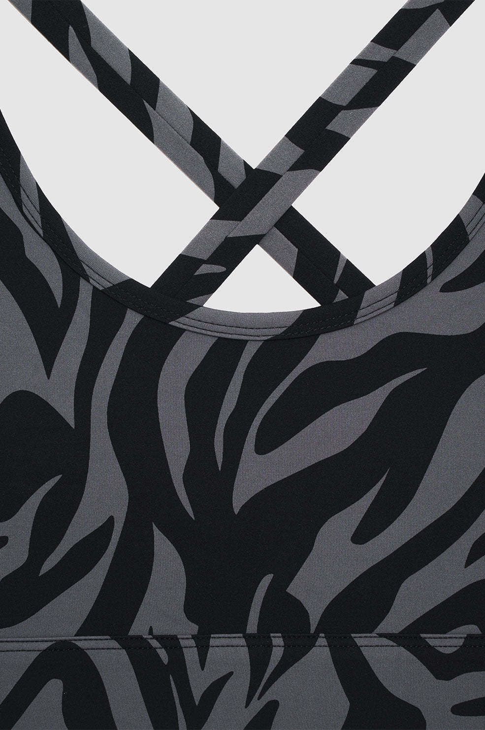 ANINE BING AXEL ZEBRA-PRINT BRA