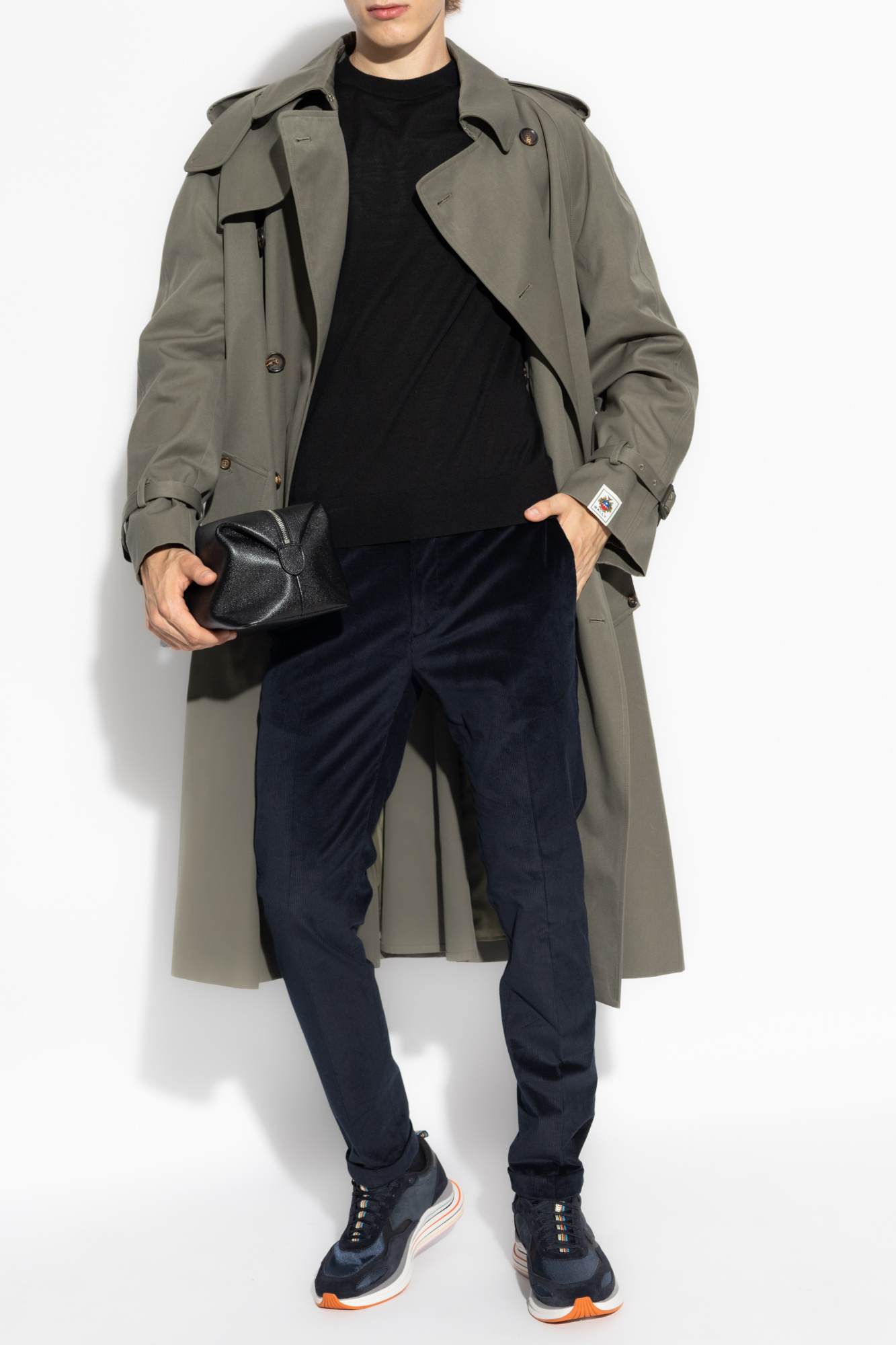 PAUL SMITH LOW-RISE CORDUROY TROUSERS