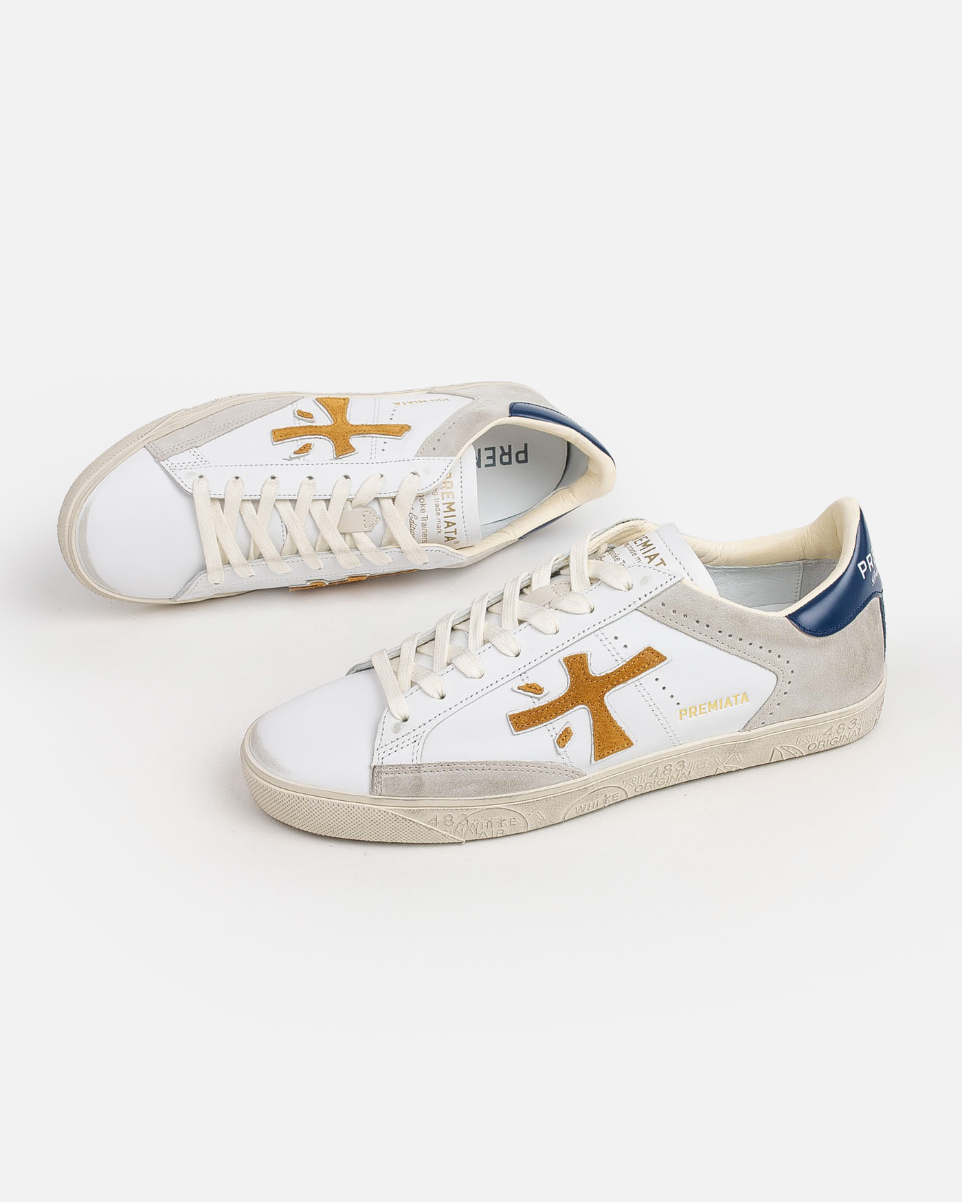 PREMIATA LOGO LOW-CUT SKATE SHOES