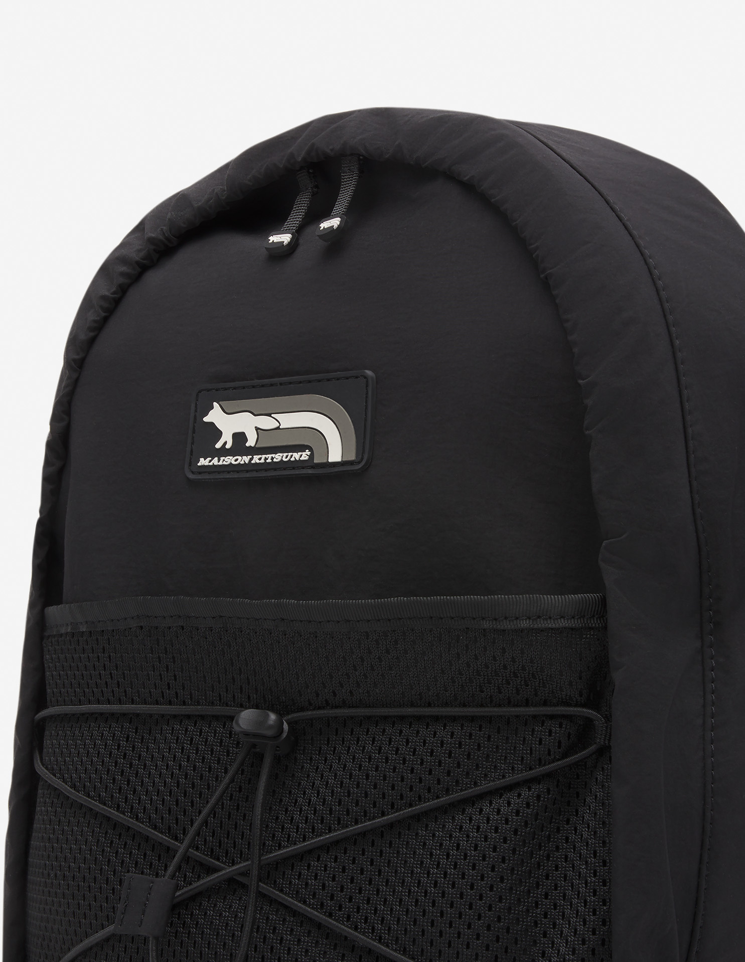 Maison Kitsuné Flash Fox Backpack In Black