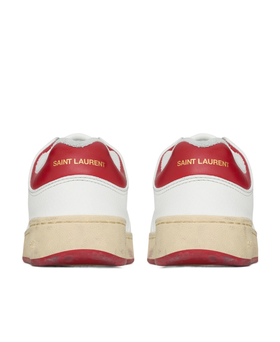 Saint Laurent Sl/61 Sneakers In White