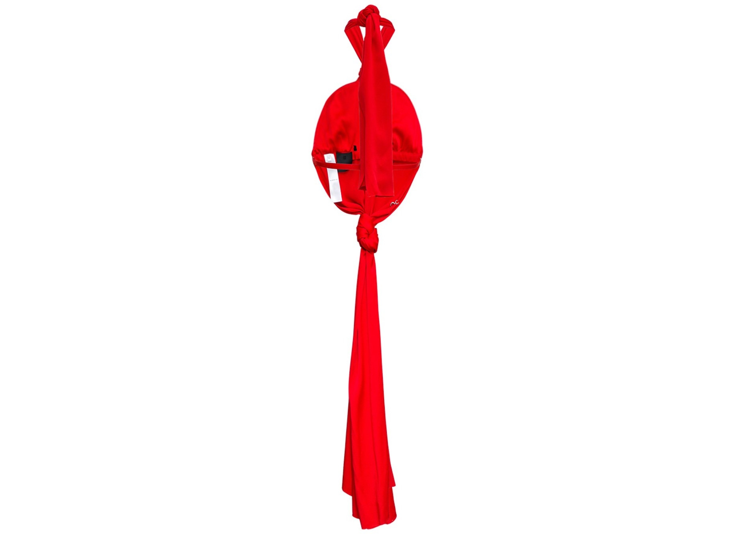 Givenchy Falling Effect Knot Buckle Backless Vest In Red