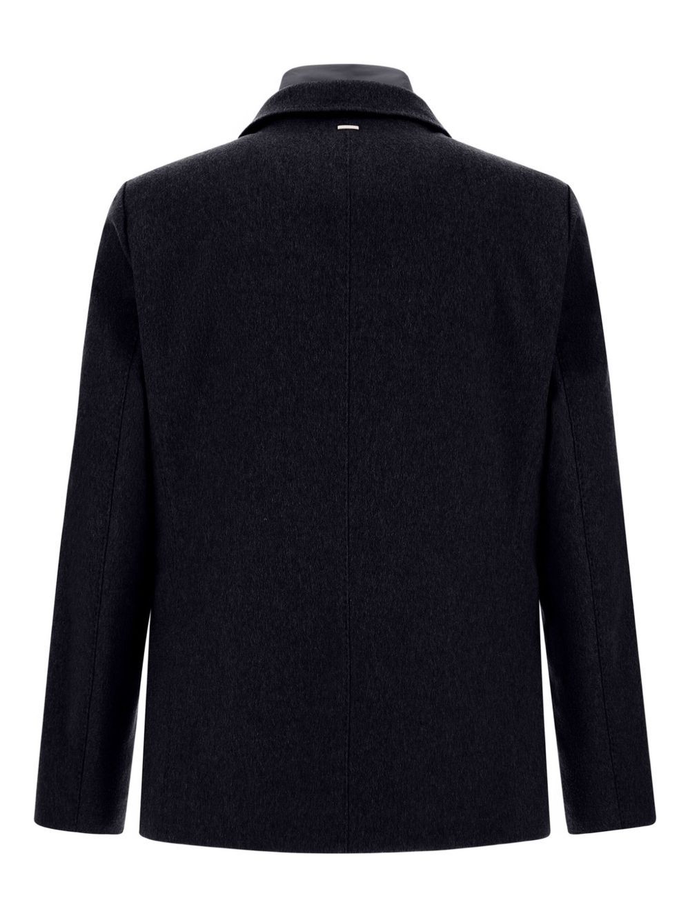 Herno Cashmere Padded Insert-detail Blazer In Black