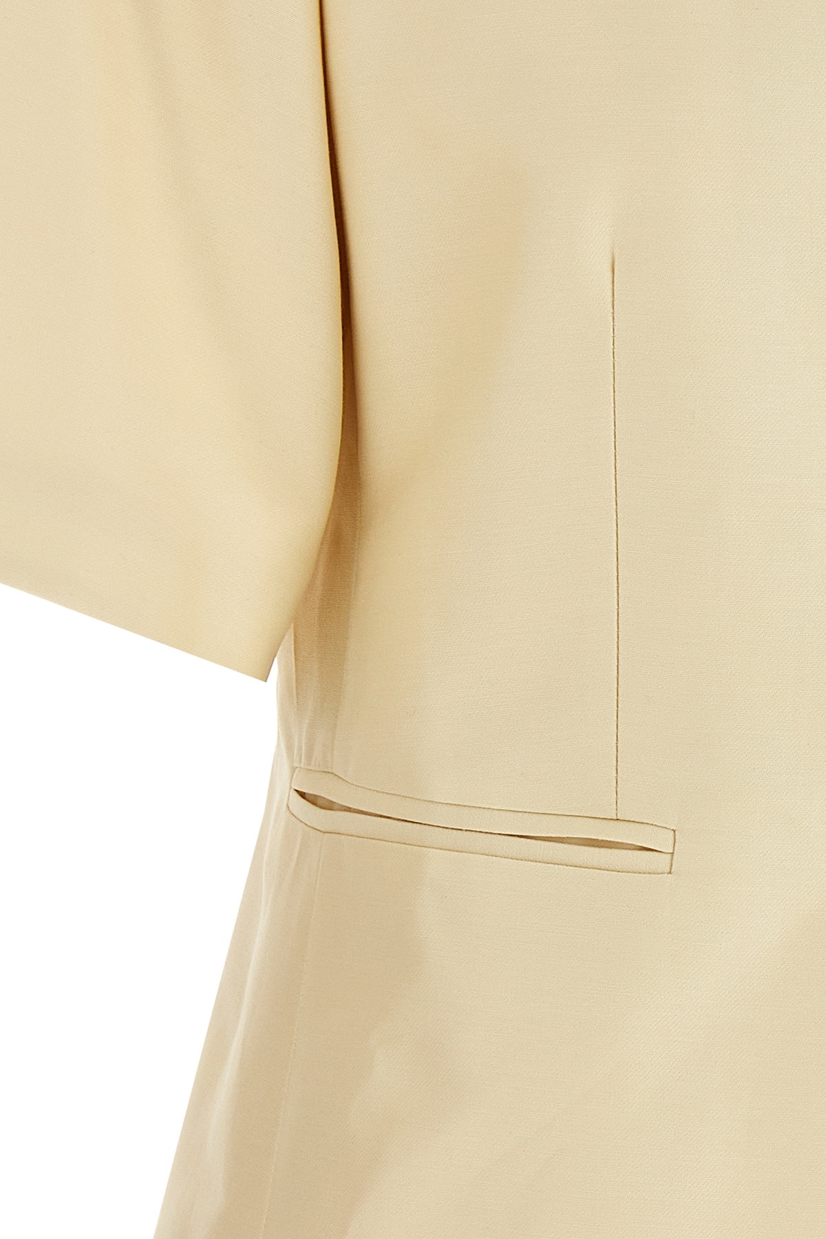 Shop Fabiana Filippi Long Sleeve Casual Jacket In White
