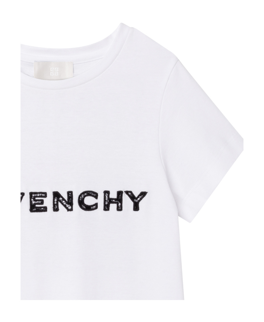 Givenchy Logo Printed Dress In White
