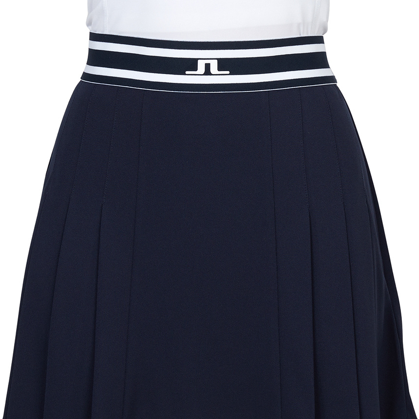 J. Lindeberg Logo Skirt In Blue