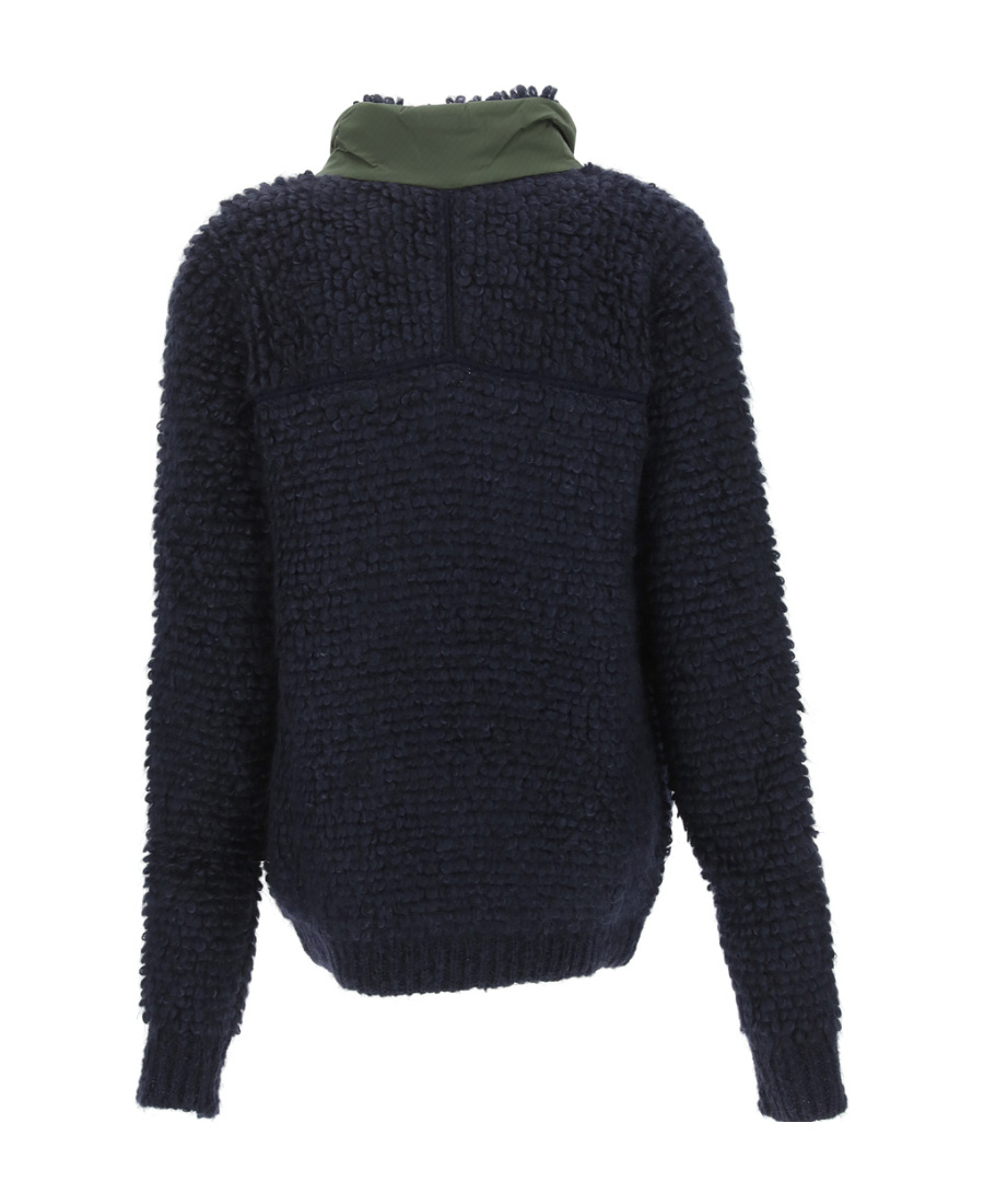 MARNI BOUCL�-KNIT ZIP-UP CARDIGAN 