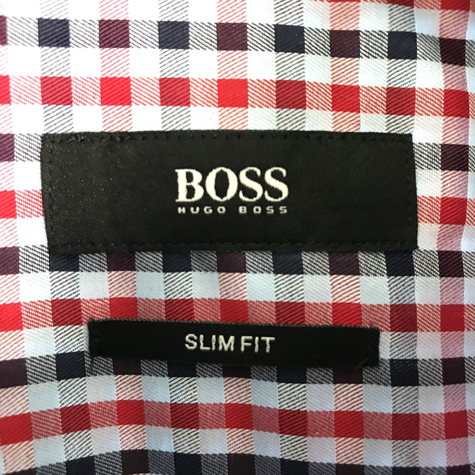 Hugo Boss Long-sleeved Lapel Shirt In Gray