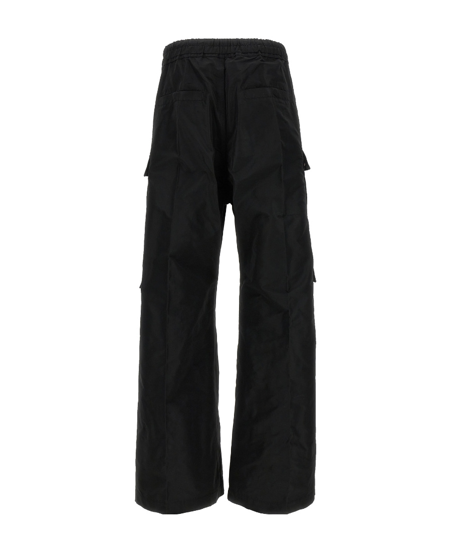Rick Owens Drawstring Dietrich Pants Elastic Waistband In Black