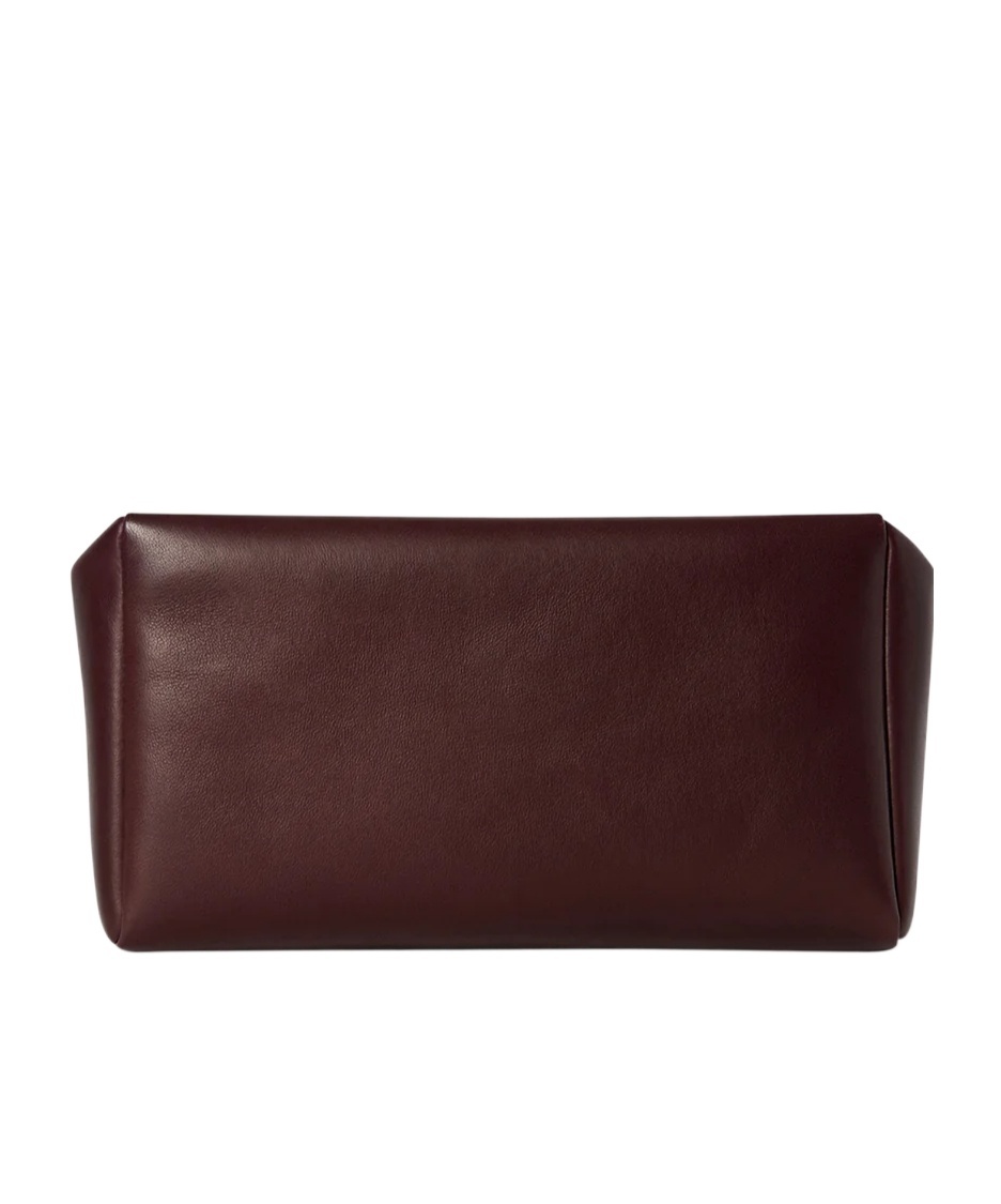 The Row Rectangular Clutch In Burgundy