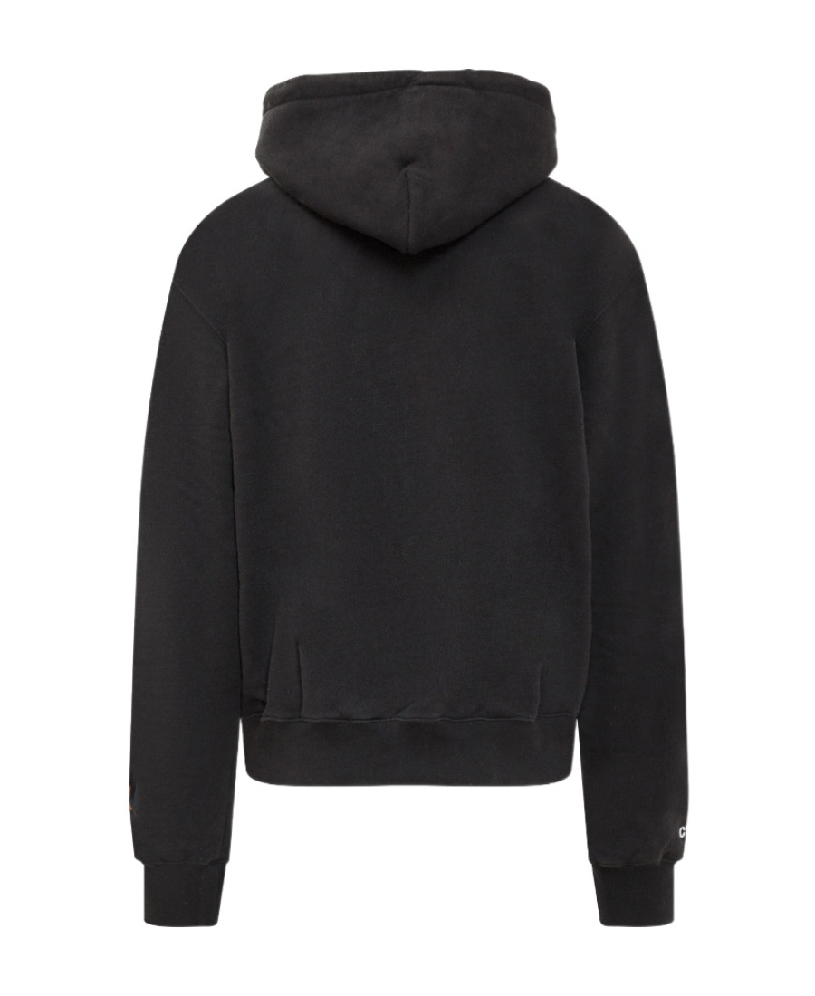 HERON PRESTON LOGO-PRINT HOODIE