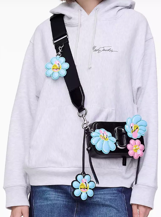 Marc Jacobs Hattie Stewart X Shoulder Bag In Black