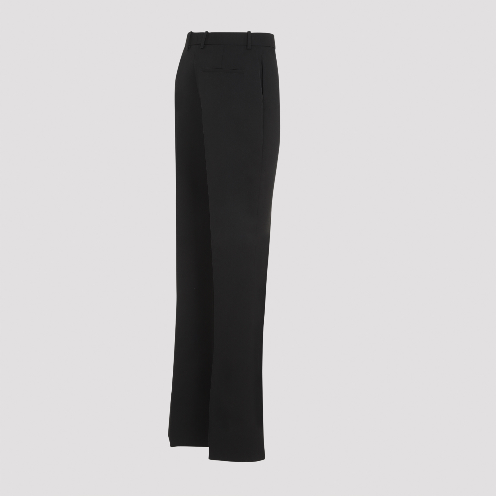Bottega Veneta Flared Trousers In Black