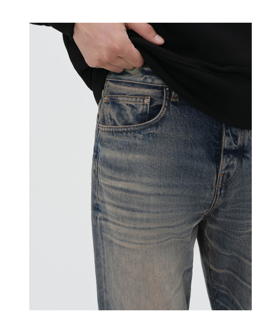 AMIRI RELEASE HEM STRAIGHT-LEG JEANS