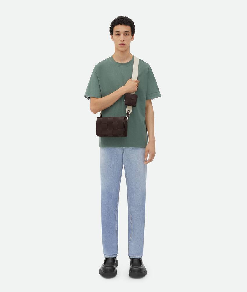 Bottega Veneta Intrecciato Leather Shoulder Bag In Brown