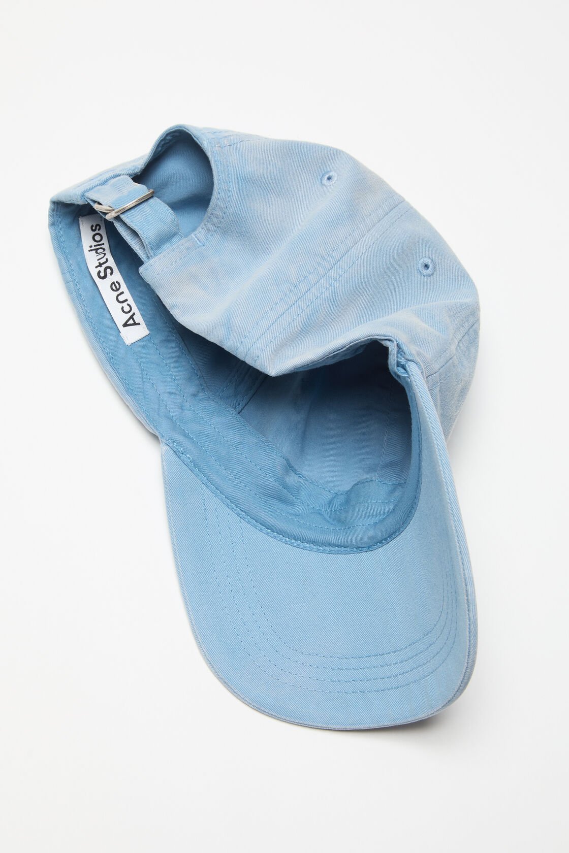 Acne Studios Logo Hat In Blue