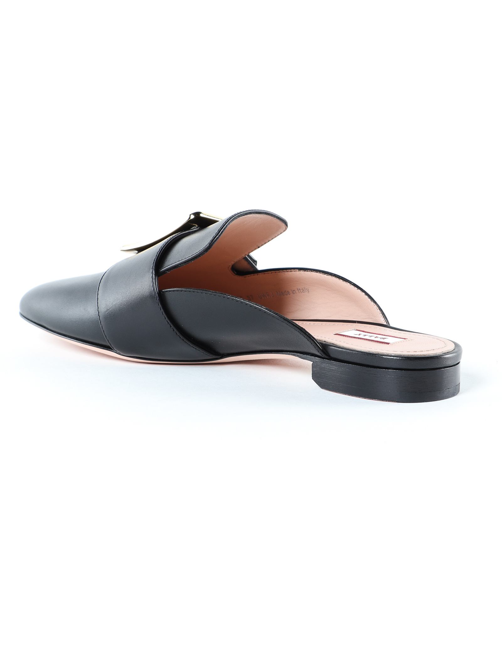 Bally Janesse Heel Muller Shoes In Black