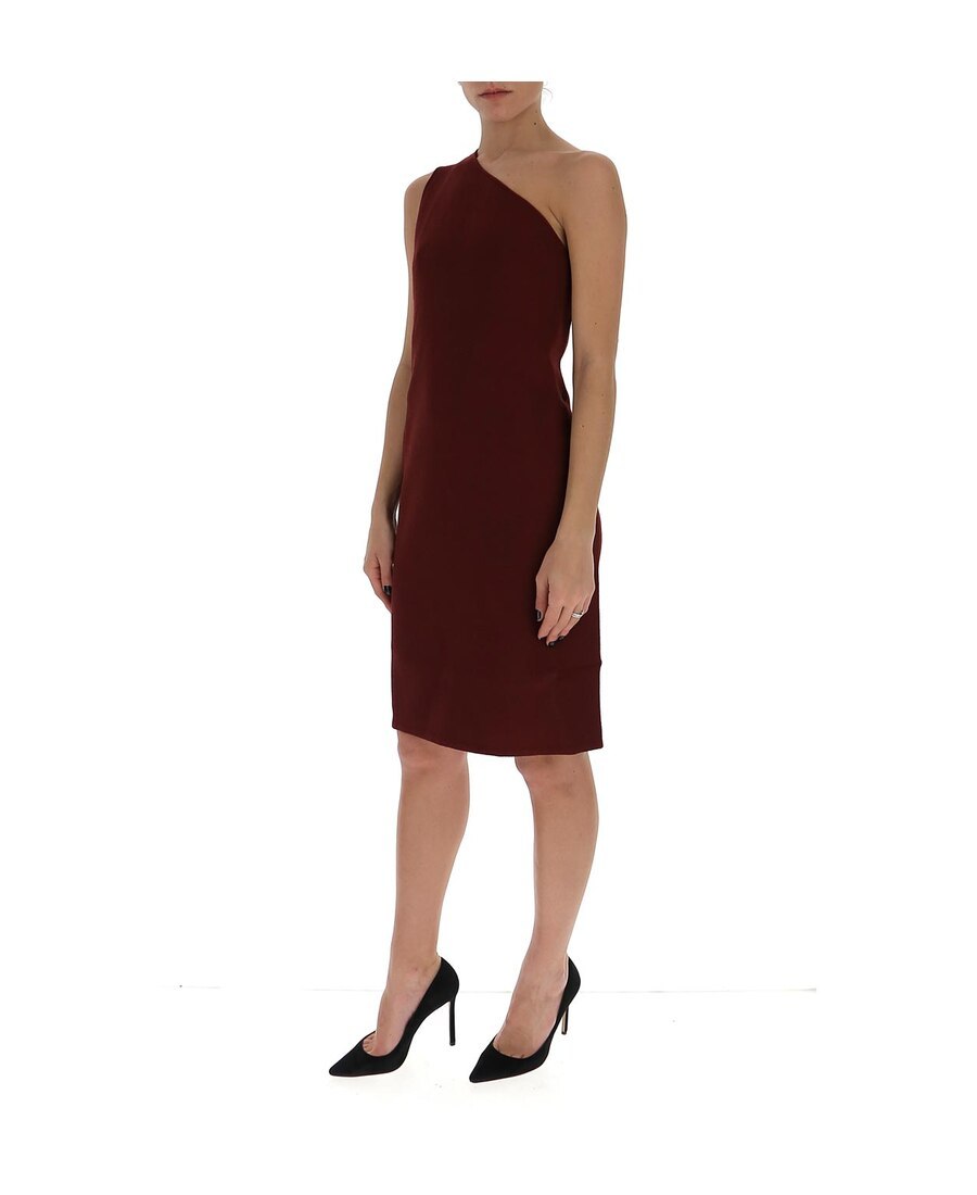 BOTTEGA VENETA ONE-SHOULDER MIDI DRESS