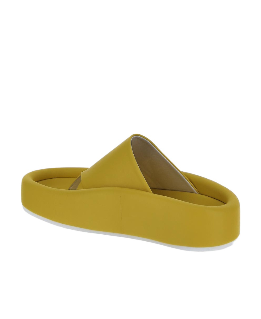 Shop Mm6 Maison Margiela Wide-strap Flip-flops In Brown