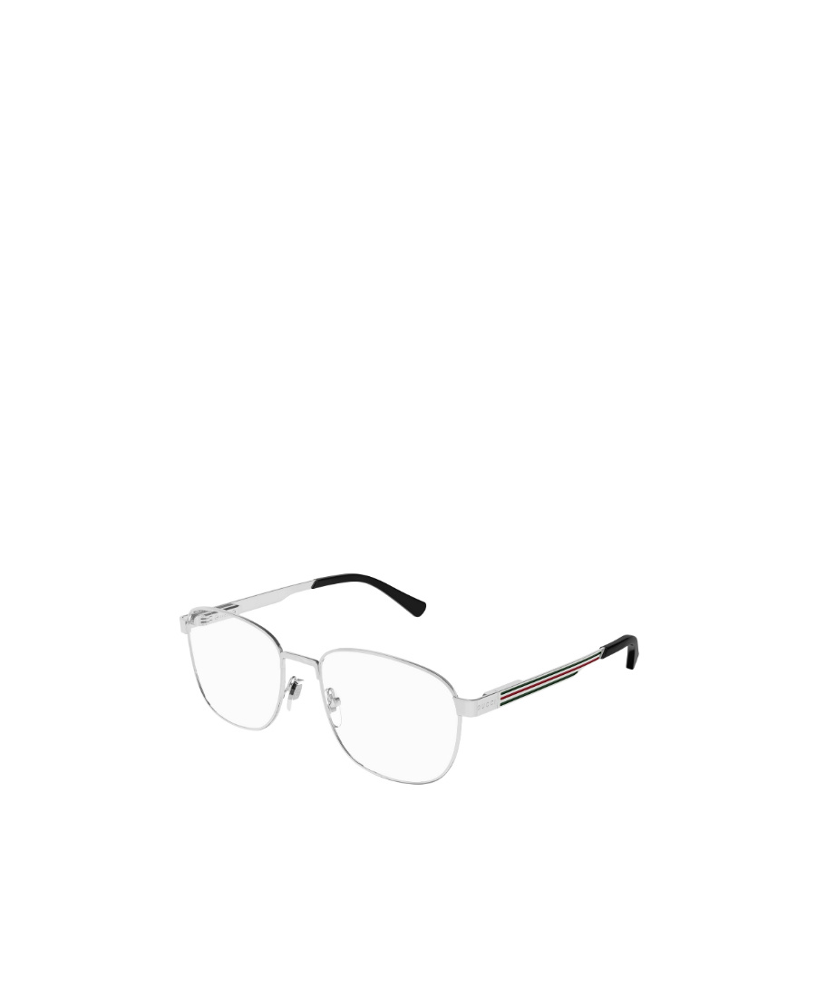 Gucci Logo-plaque Square-frame Glasses In White