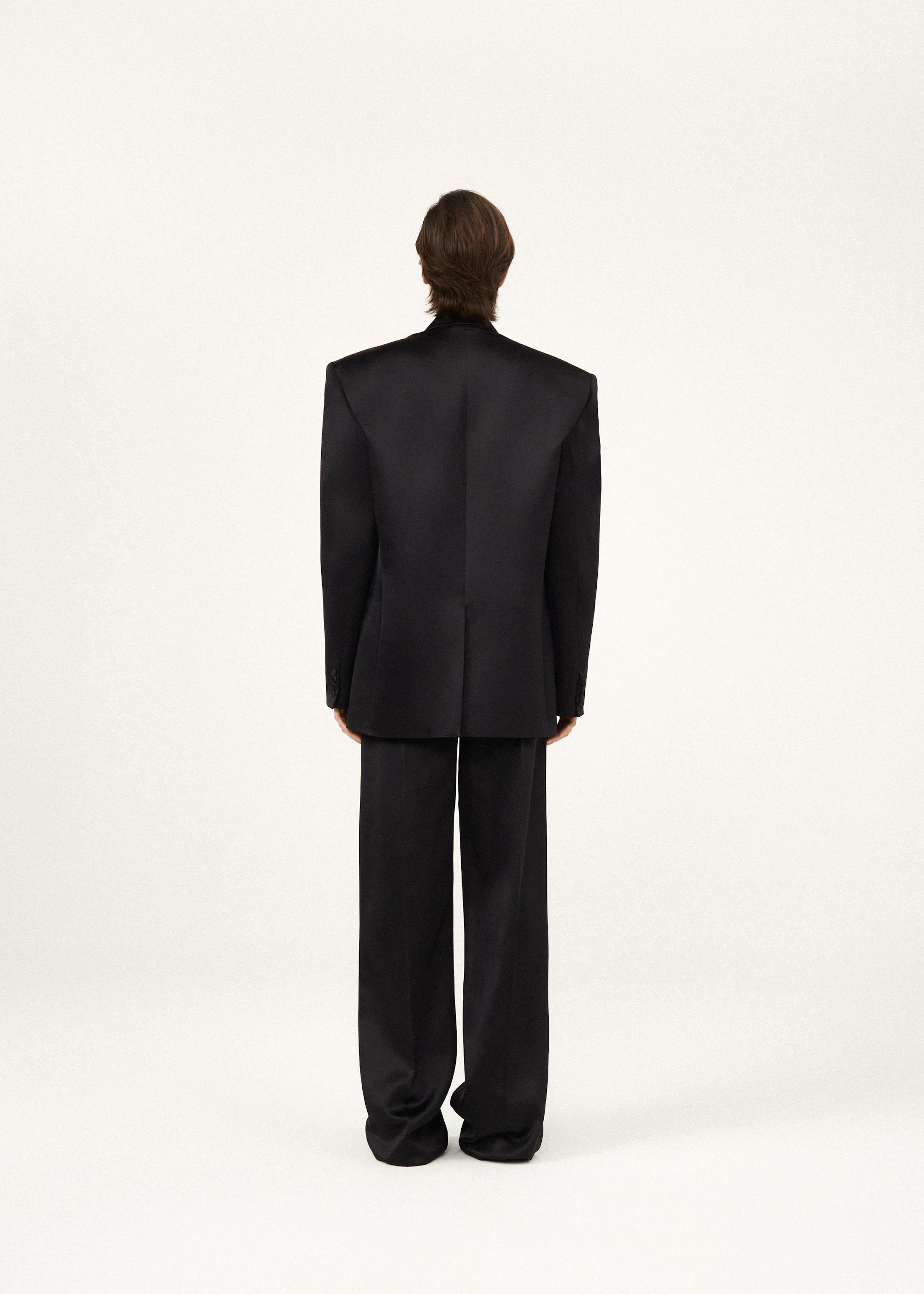 Magda Butrym Long-sleeved Wool Suit Jacket In Black