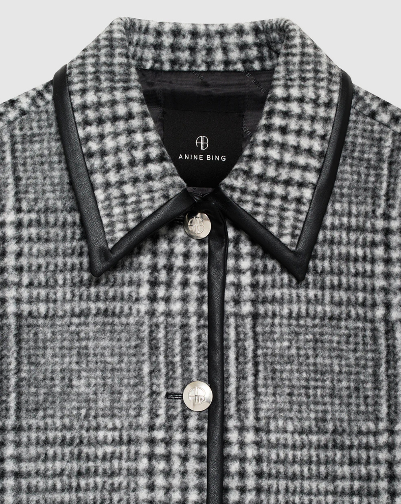 Anine Bing Long Sleeve Casual Jacket In Gray