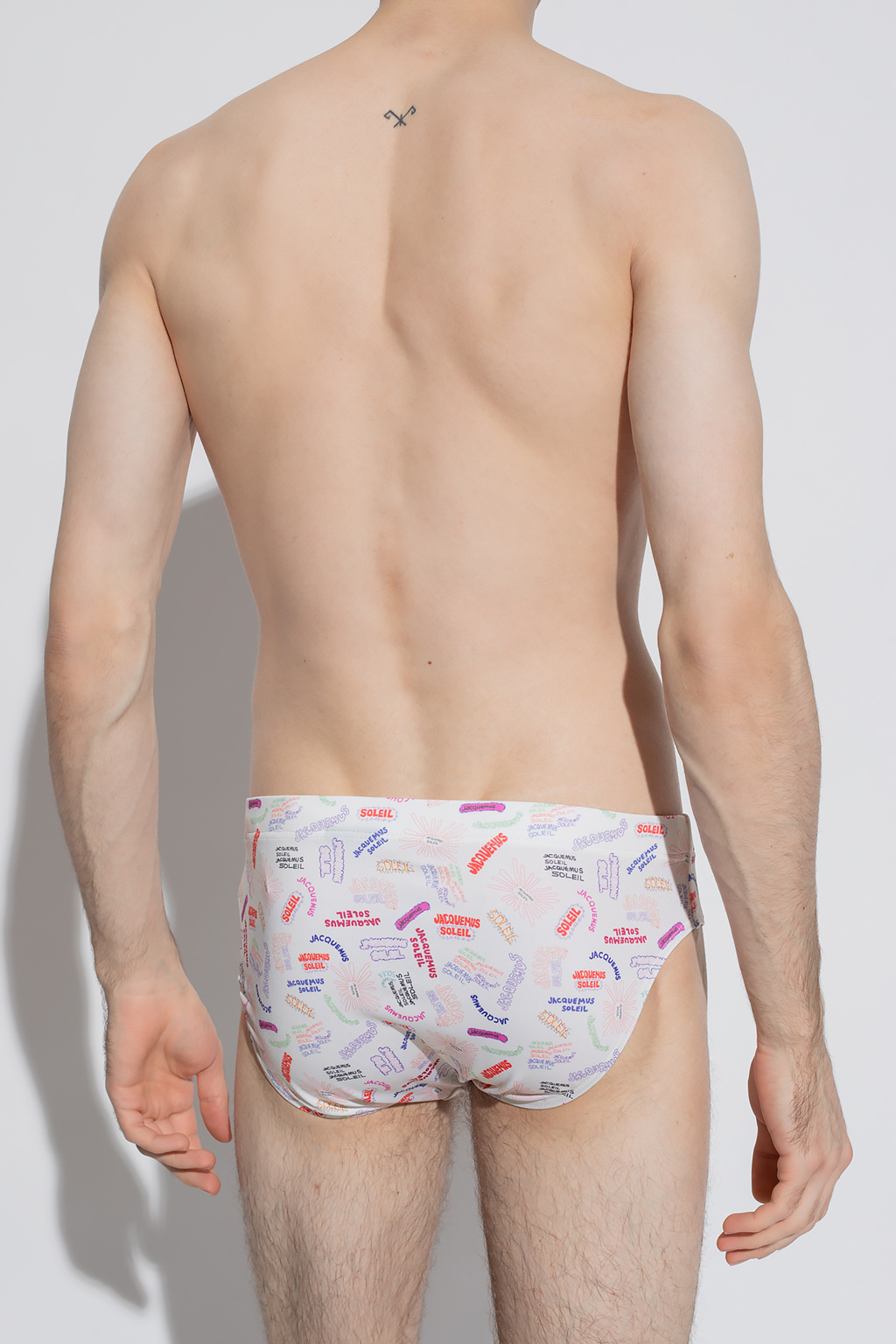 Jacquemus Swimming Trunks In White
