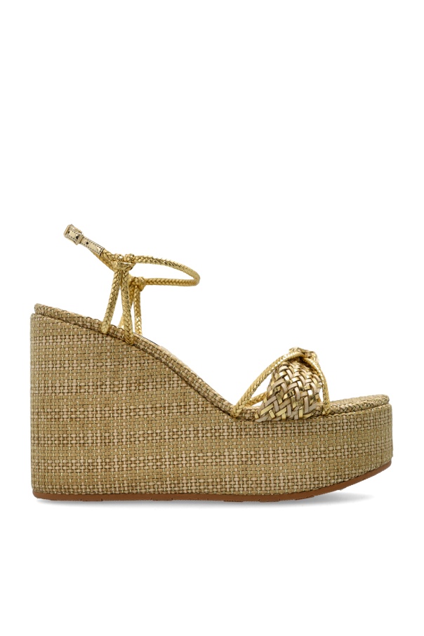 Casadei Marbella Lux Wedges Isa Sandals In Multi