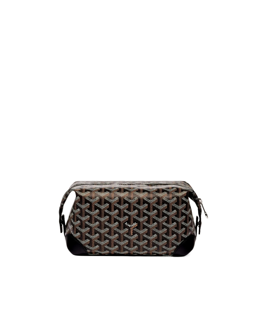 Pre-owned Goyard Bowling 25 Wash Pack