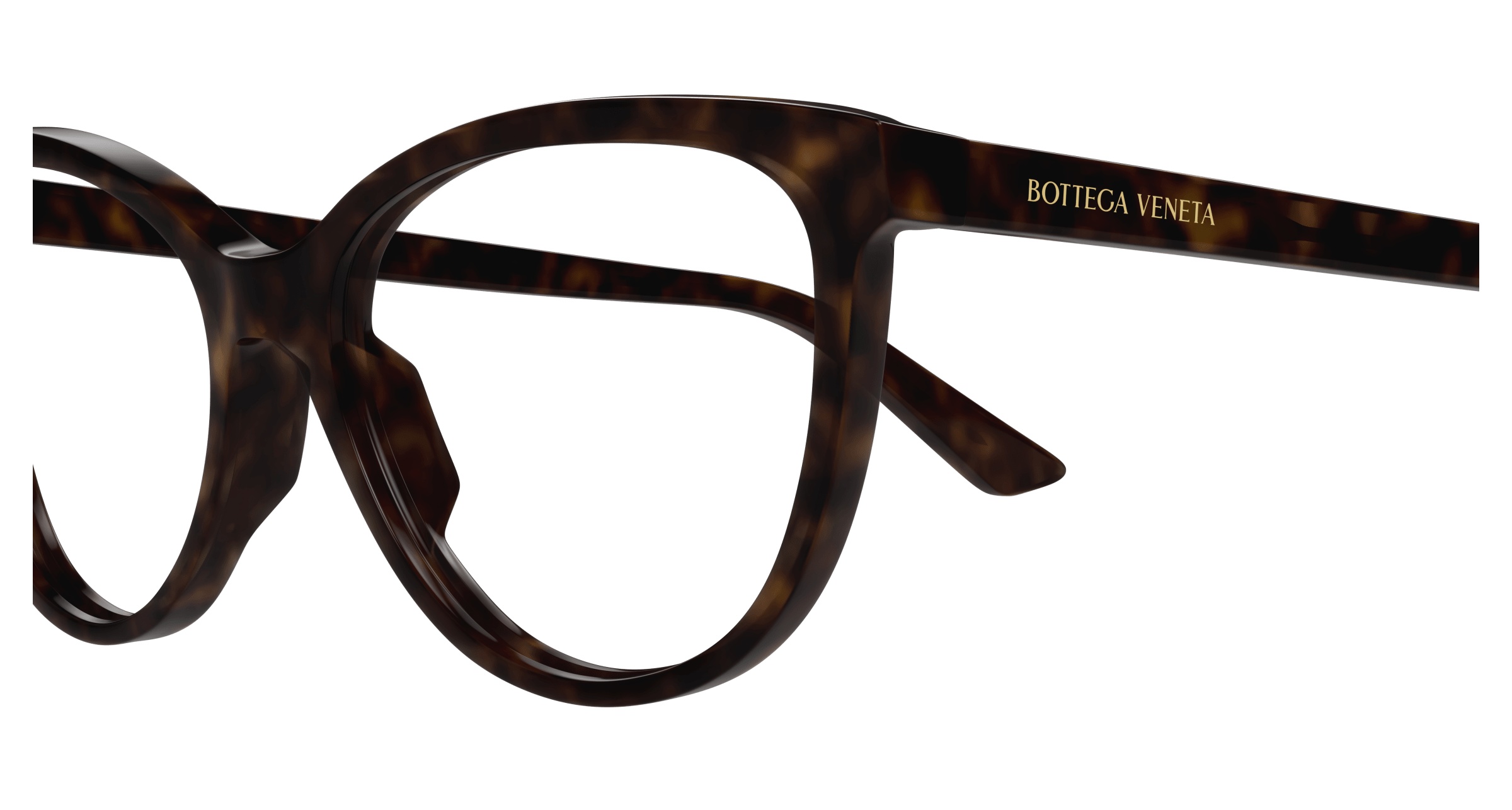 Bottega Veneta Logo Flat Mirror In Black