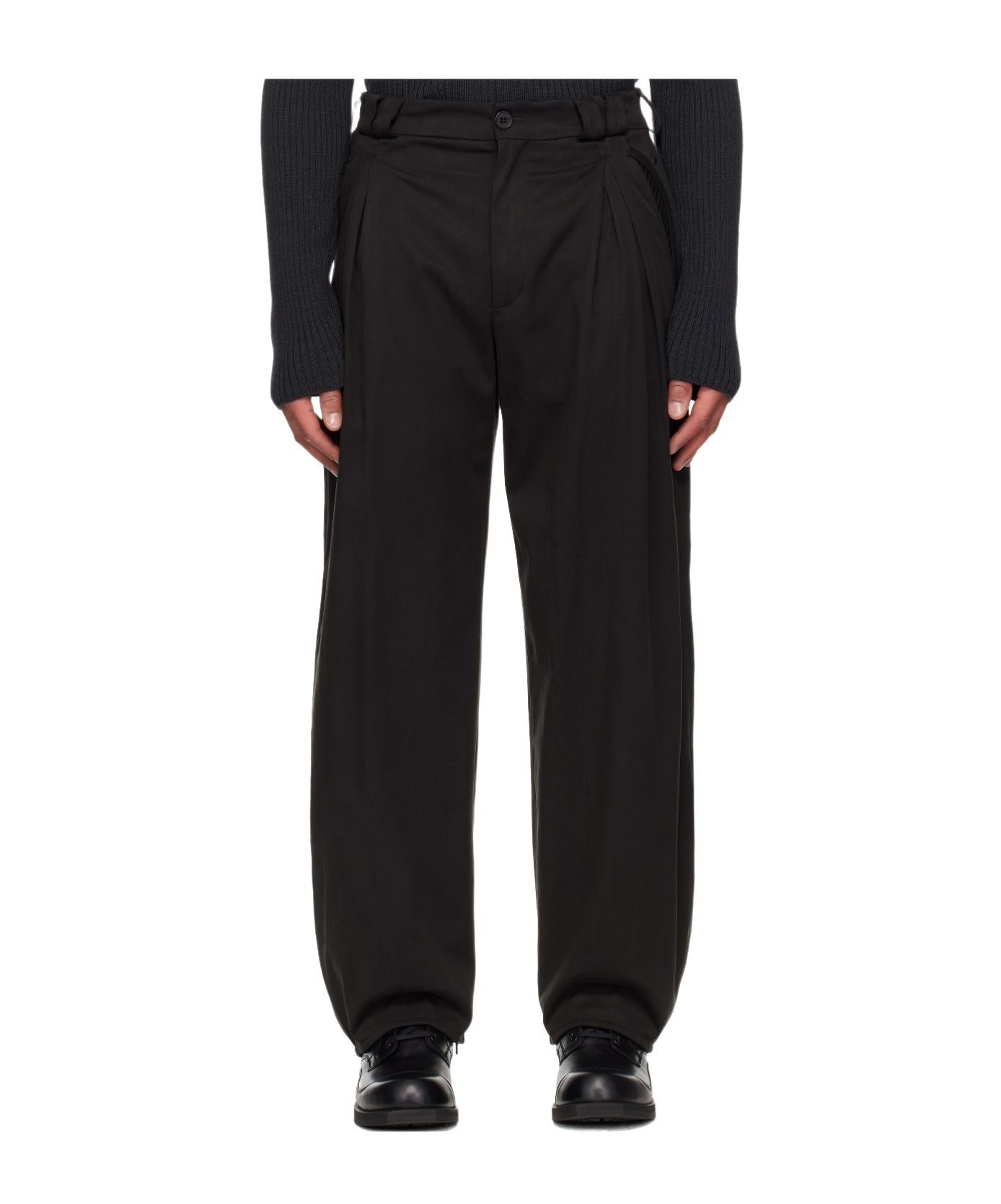 Kiko Kostadinov Men S Halics Trousers Jet In Black