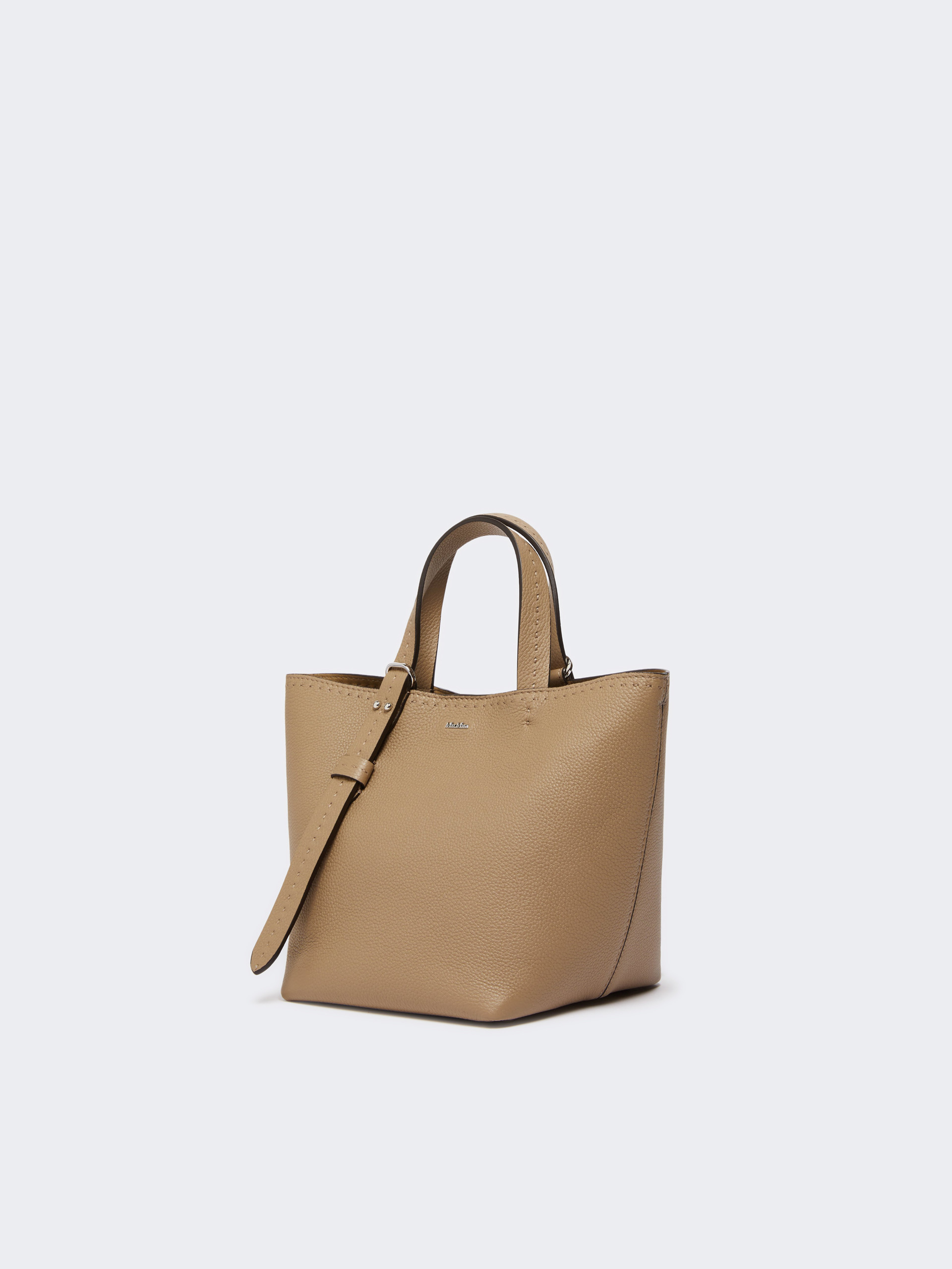 Max Mara Extra-small Leather Archetipo Bag In Brown