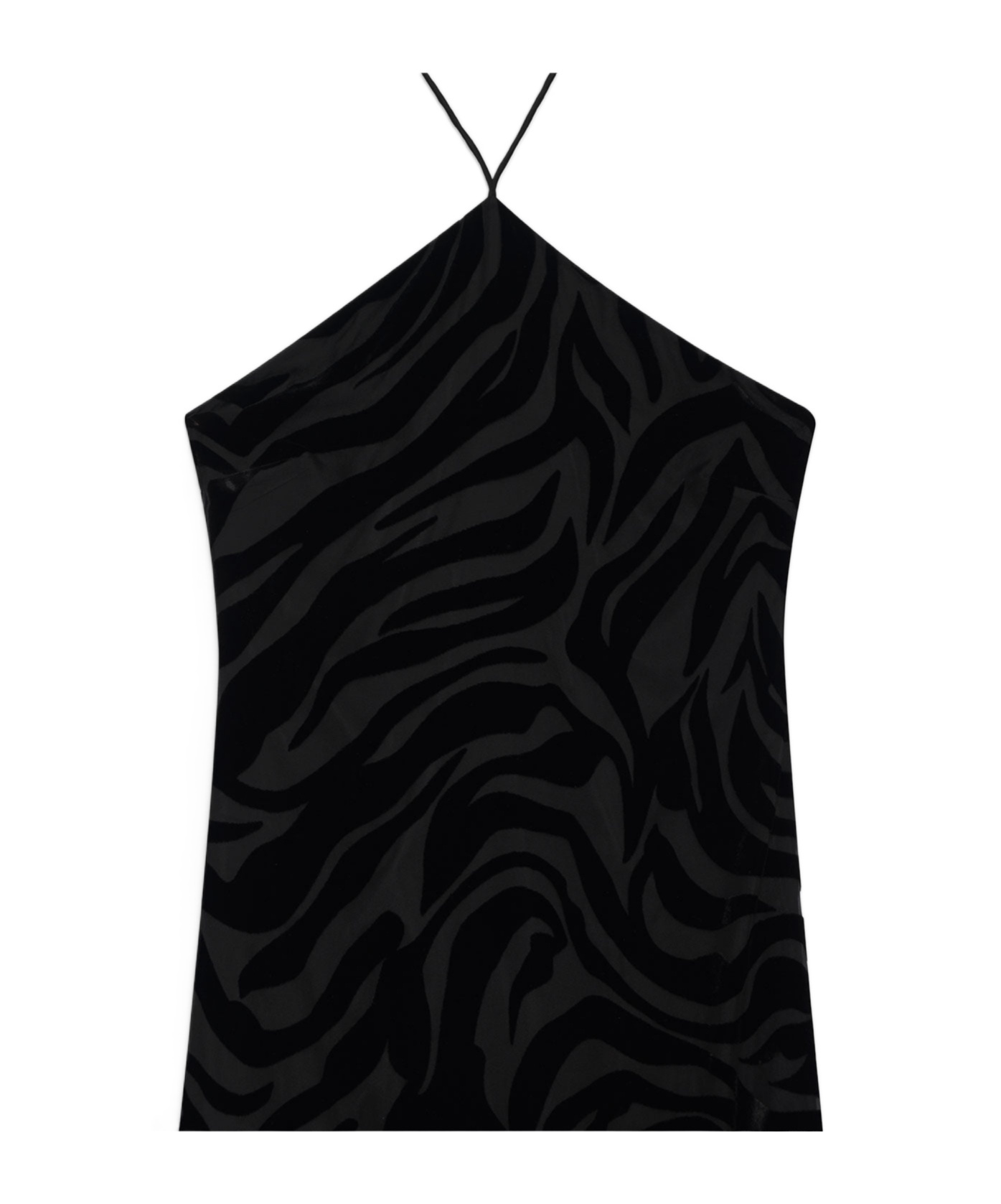 Anine Bing Leanne Halterneck Maxi Dress In Black