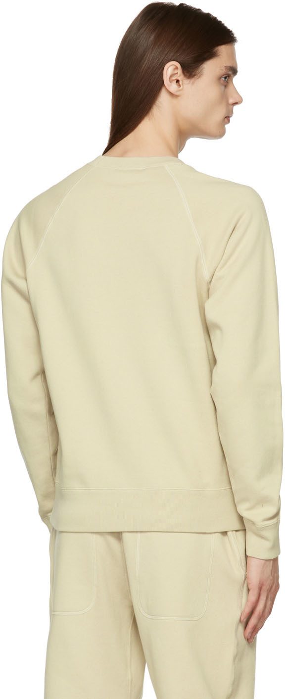 Tom Ford Beige Crewneck Sweatshirt In Nude