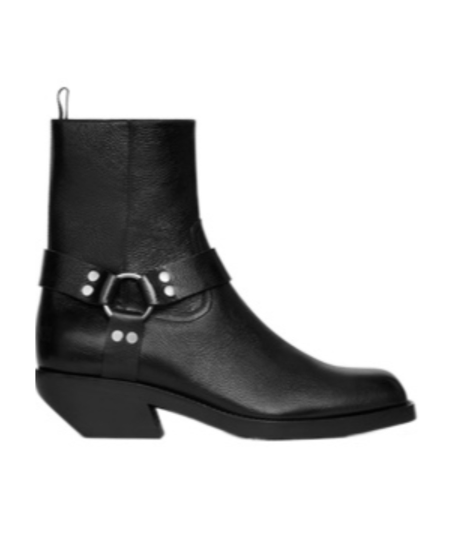 Celine Rider Boots In Black