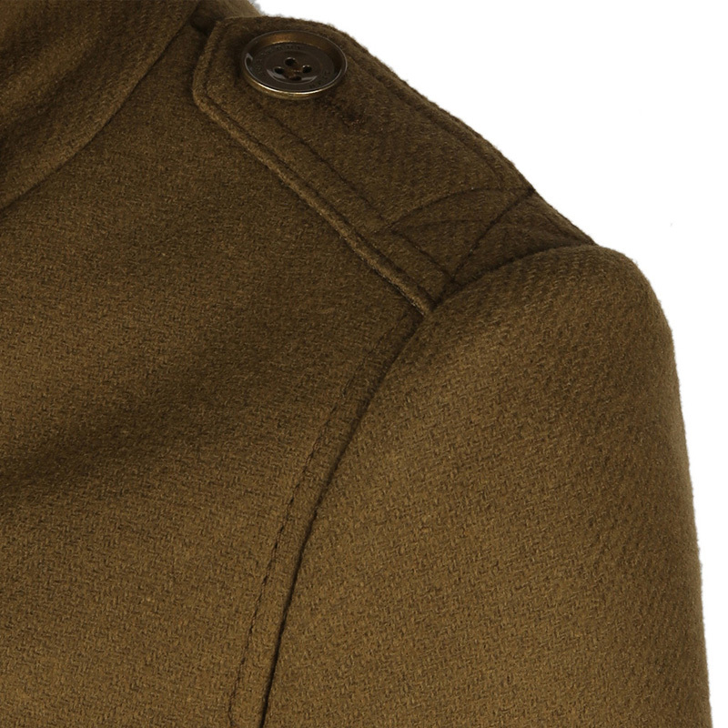 Burberry Double-breasted Slim Coat In Brown