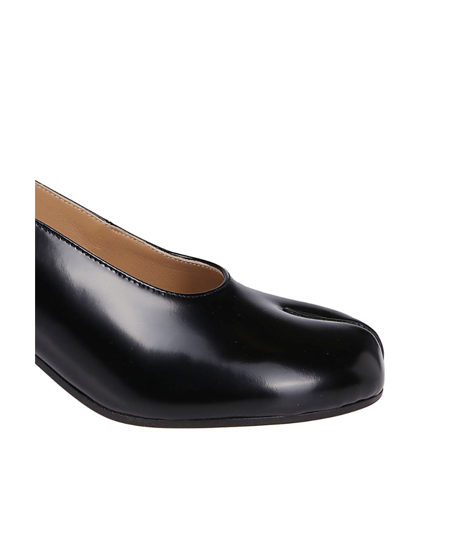 Maison Margiela 70mm Tabi Slingback Pumps In Black