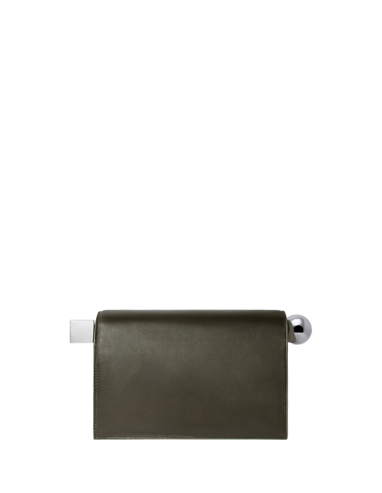 Jacquemus La Pochette Foldover Clutch Bag In Green